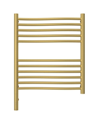 Полотенцесушитель электрический 600х500 состаренная латунь МЭМ левый Сунержа Флюид 3.0 051-5820-6050