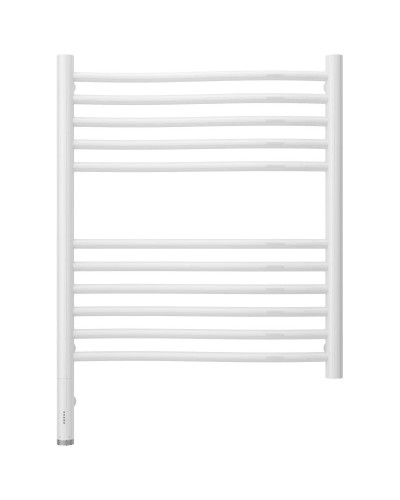 Полотенцесушитель электрический 600х500 белый глянец МЭМ левый Сунержа Флюид 3.0 12-5820-6050