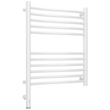 Полотенцесушитель электрический 600х500 белый глянец МЭМ левый Сунержа Флюид 3.0 12-5820-6050