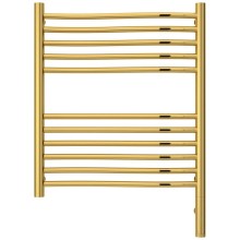 Полотенцесушитель электрический 600х500 золотой МЭМ правый Сунержа Флюид 3.0 03-5821-6050