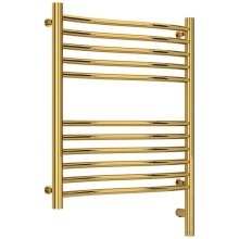 Полотенцесушитель электрический 600х500 золотой МЭМ правый Сунержа Флюид 3.0 03-5821-6050