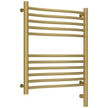 Полотенцесушитель электрический 600х500 состаренная латунь МЭМ правый Сунержа Флюид 3.0 051-5821-6050