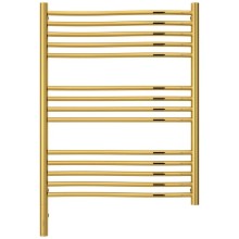 Полотенцесушитель электрический 800х600 золотой МЭМ левый Сунержа Флюид 3.0 03-5820-8060