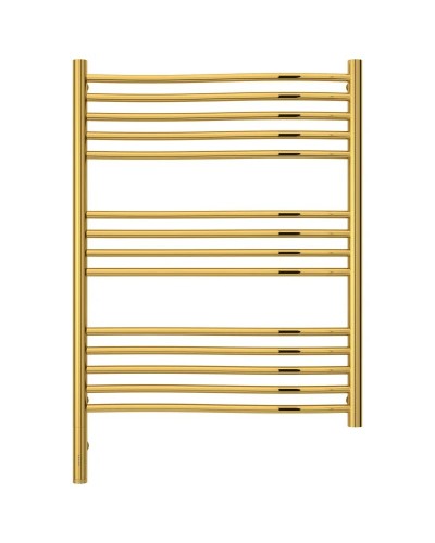 Полотенцесушитель электрический 800х600 золотой МЭМ левый Сунержа Флюид 3.0 03-5820-8060