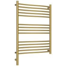 Полотенцесушитель электрический 800х600 состаренная латунь МЭМ левый Сунержа Флюид 3.0 051-5820-8060