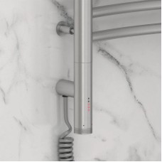 Полотенцесушитель электрический 800х600 сатин МЭМ левый Сунержа Флюид 3.0 071-5820-8060