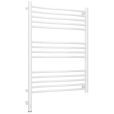 Полотенцесушитель электрический 800х600 белый глянец МЭМ левый Сунержа Флюид 3.0 12-5820-8060