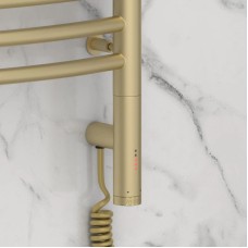 Полотенцесушитель электрический 800х600 шампань матовая МЭМ правый Сунержа Флюид 3.0 022-5821-8060