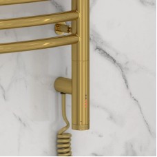 Полотенцесушитель электрический 800х600 золотой МЭМ правый Сунержа Флюид 3.0 03-5821-8060