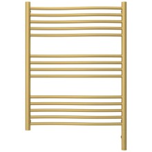 Полотенцесушитель электрический 800х600 золотой матовый МЭМ правый Сунержа Флюид 3.0 032-5821-8060