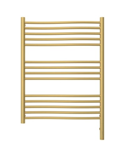 Полотенцесушитель электрический 800х600 золотой матовый МЭМ правый Сунержа Флюид 3.0 032-5821-8060