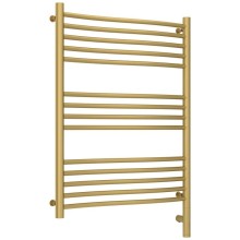 Полотенцесушитель электрический 800х600 золотой матовый МЭМ правый Сунержа Флюид 3.0 032-5821-8060