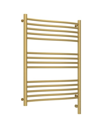 Полотенцесушитель электрический 800х600 золотой матовый МЭМ правый Сунержа Флюид 3.0 032-5821-8060