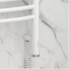 Полотенцесушитель электрический 800х600 белый глянец МЭМ правый Сунержа Флюид 3.0 12-5821-8060