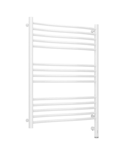 Полотенцесушитель электрический 800х600 белый глянец МЭМ правый Сунержа Флюид 3.0 12-5821-8060