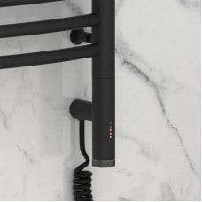 Полотенцесушитель электрический 800х600 темный титан муар МЭМ правый Сунержа Флюид 3.0 15-5821-8060