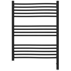 Полотенцесушитель электрический 800х600 черный матовый МЭМ правый Сунержа Флюид 3.0 31-5821-8060