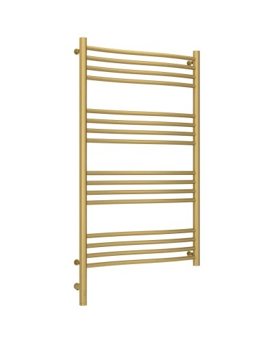 Полотенцесушитель электрический 1000х600 золотой матовый МЭМ левый Сунержа Флюид 3.0 032-5820-1060