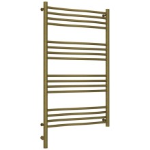 Полотенцесушитель электрический 1000х600 состаренная бронза МЭМ левый Сунержа Флюид 3.0 05-5820-1060