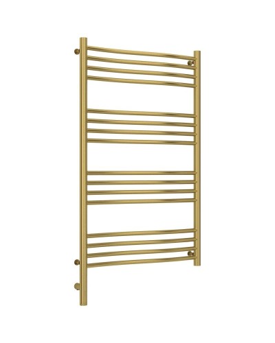 Полотенцесушитель электрический 1000х600 состаренная латунь МЭМ левый Сунержа Флюид 3.0 051-5820-1060