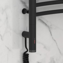 Полотенцесушитель электрический 1000х600 темный титан муар МЭМ левый Сунержа Флюид 3.0 15-5820-1060