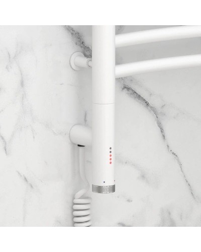 Полотенцесушитель электрический 1000х600 белый матовый МЭМ левый Сунержа Флюид 3.0 30-5820-1060