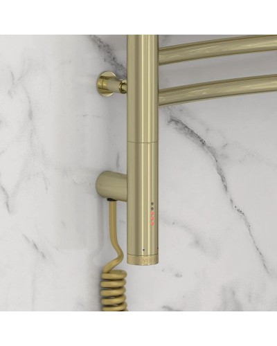 Полотенцесушитель электрический 800х500 шампань МЭМ левый Сунержа Флюид 3.0 020-5820-8050