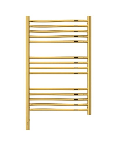 Полотенцесушитель электрический 800х500 золотой МЭМ левый Сунержа Флюид 3.0 03-5820-8050