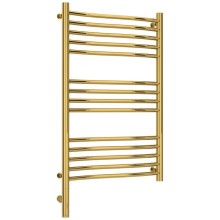 Полотенцесушитель электрический 800х500 золотой МЭМ левый Сунержа Флюид 3.0 03-5820-8050
