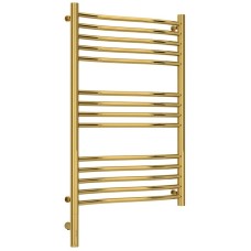 Полотенцесушитель электрический 800х500 золотой МЭМ левый Сунержа Флюид 3.0 03-5820-8050