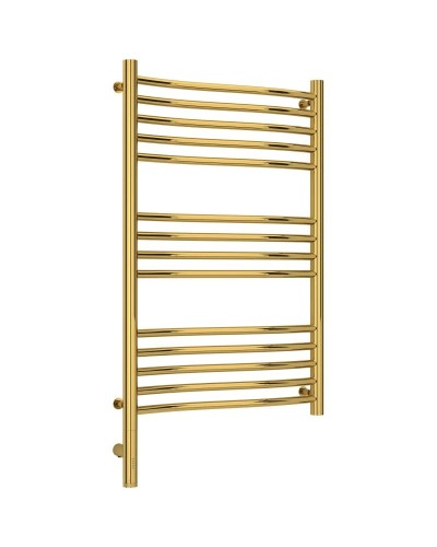 Полотенцесушитель электрический 800х500 золотой МЭМ левый Сунержа Флюид 3.0 03-5820-8050