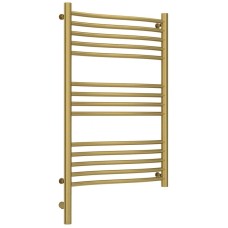 Полотенцесушитель электрический 800х500 состаренная латунь МЭМ левый Сунержа Флюид 3.0 051-5820-8050