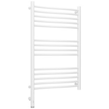 Полотенцесушитель электрический 800х500 белый матовый МЭМ левый Сунержа Флюид 3.0 30-5820-8050