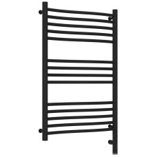 Полотенцесушитель электрический 800х500 черный матовый МЭМ правый Сунержа Флюид 3.0 31-5821-8050