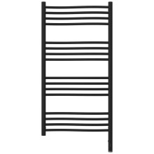 Полотенцесушитель электрический 1000х500 черный матовый МЭМ правый Сунержа Флюид 3.0 31-5821-1050