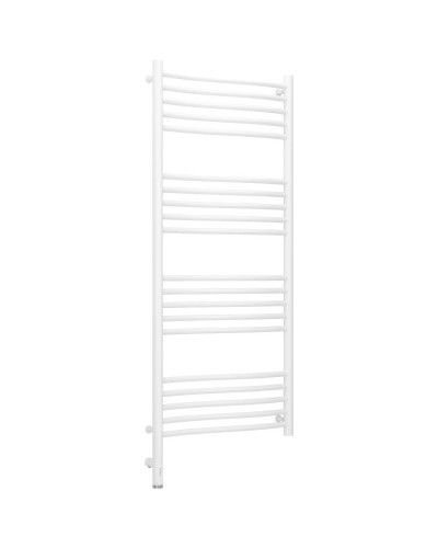 Полотенцесушитель электрический 1200х500 белый матовый МЭМ левый Сунержа Флюид 3.0 30-5820-1250