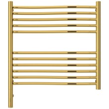 Полотенцесушитель электрический 600х600 золотой МЭМ левый Сунержа Флюид 3.0 03-5820-6060