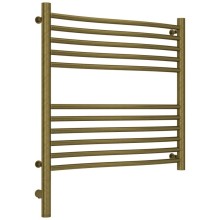 Полотенцесушитель электрический 600х600 состаренная бронза МЭМ левый Сунержа Флюид 3.0 05-5820-6060