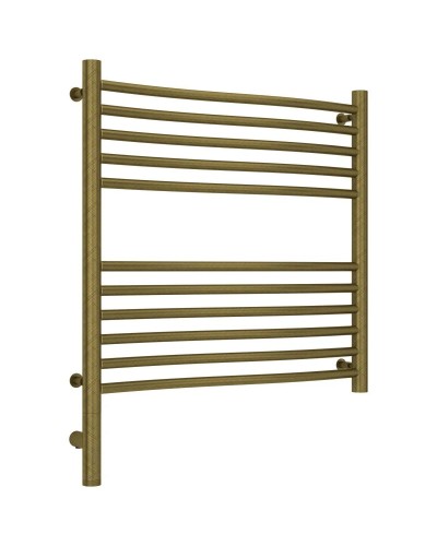 Полотенцесушитель электрический 600х600 состаренная бронза МЭМ левый Сунержа Флюид 3.0 05-5820-6060