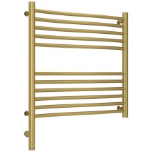 Полотенцесушитель электрический 600х600 состаренная латунь МЭМ левый Сунержа Флюид 3.0 051-5820-6060