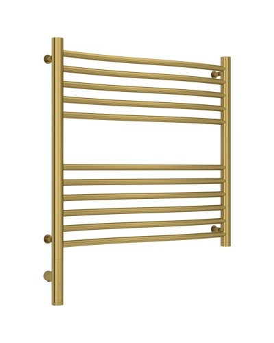 Полотенцесушитель электрический 600х600 состаренная латунь МЭМ левый Сунержа Флюид 3.0 051-5820-6060