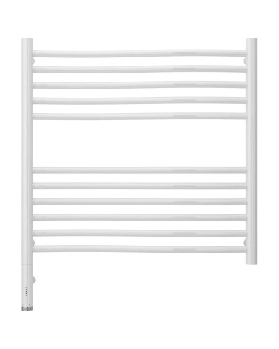Полотенцесушитель электрический 600х600 белый глянец МЭМ левый Сунержа Флюид 3.0 12-5820-6060