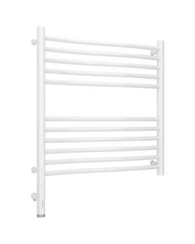 Полотенцесушитель электрический 600х600 белый глянец МЭМ левый Сунержа Флюид 3.0 12-5820-6060