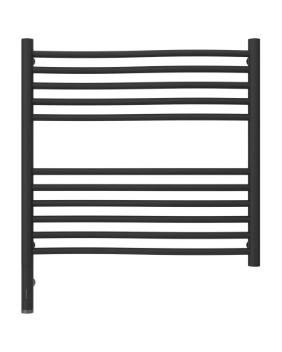 Полотенцесушитель электрический 600х600 темный титан муар МЭМ левый Сунержа Флюид 3.0 15-5820-6060