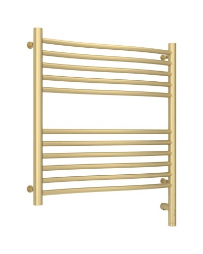 Полотенцесушитель электрический 600х600 шампань матовая МЭМ правый Сунержа Флюид 3.0 022-5821-6060