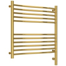 Полотенцесушитель электрический 600х600 золотой МЭМ правый Сунержа Флюид 3.0 03-5821-6060