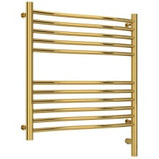 Полотенцесушитель электрический 600х600 золотой МЭМ правый Сунержа Флюид 3.0 03-5821-6060