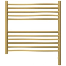 Полотенцесушитель электрический 600х600 золотой матовый МЭМ правый Сунержа Флюид 3.0 032-5821-6060