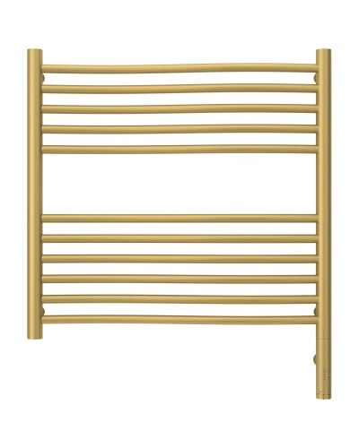 Полотенцесушитель электрический 600х600 золотой матовый МЭМ правый Сунержа Флюид 3.0 032-5821-6060