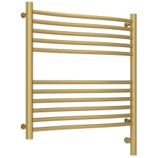 Полотенцесушитель электрический 600х600 золотой матовый МЭМ правый Сунержа Флюид 3.0 032-5821-6060